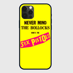 Чехол для iPhone 12 Pro Max Never Mind the Bollocks, Heres the Sex Pistols, цвет: 3D-черный