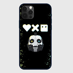Чехол для iPhone 12 Pro Max Love, Death and Robots Pattern, цвет: 3D-черный
