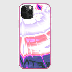 Чехол для iPhone 12 Pro Max Тай-дай Абстракция Tie-Dye, цвет: 3D-малиновый