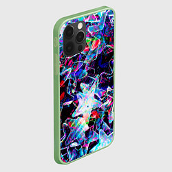 Чехол для iPhone 12 Pro Max Neon Stars, цвет: 3D-салатовый — фото 2