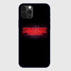 Чехол для iPhone 12 Pro Max С логотипом Stranger Things, цвет: 3D-черный