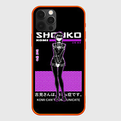 Чехол для iPhone 12 Pro Max Komi Cant Communicate Komi-San, цвет: 3D-красный