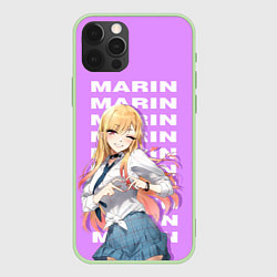 Чехол для iPhone 12 Pro Max Marin Marin, цвет: 3D-салатовый