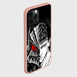 Чехол для iPhone 12 Pro Max БЕРСЕРК ГАТС И ДОСПЕХИ, цвет: 3D-светло-розовый — фото 2