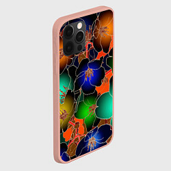 Чехол для iPhone 12 Pro Max Vanguard floral pattern Summer night Fashion trend, цвет: 3D-светло-розовый — фото 2