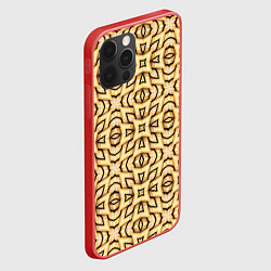Чехол для iPhone 12 Pro Max 3D резьба по дереву, цвет: 3D-красный — фото 2
