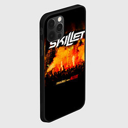 Чехол для iPhone 12 Pro Max Comatose Comes Alive - Skillet, цвет: 3D-черный — фото 2