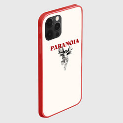 Чехол для iPhone 12 Pro Max Paranoia дизайн с ангелом, цвет: 3D-красный — фото 2