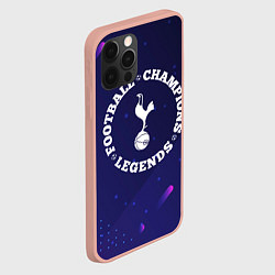 Чехол для iPhone 12 Pro Max Символ Tottenham и круглая надпись Football Legend, цвет: 3D-светло-розовый — фото 2