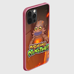 Чехол для iPhone 12 Pro Max My singing monsters ЛАВАТЁКА Kayna, цвет: 3D-малиновый — фото 2