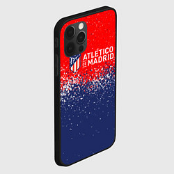 Чехол для iPhone 12 Pro Max Atletico madrid атлетико мадрид брызги красок, цвет: 3D-черный — фото 2