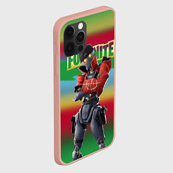 Чехол для iPhone 12 Pro Max Fortnite Revolt Винтик - реально кульный чувак, цвет: 3D-светло-розовый — фото 2
