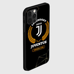 Чехол для iPhone 12 Pro Max Лого Juventus и надпись Legendary Football Club на, цвет: 3D-черный — фото 2