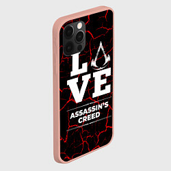 Чехол для iPhone 12 Pro Max Assassins Creed Love Классика, цвет: 3D-светло-розовый — фото 2