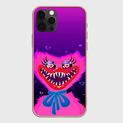 Чехол для iPhone 12 Pro Max Кисси Мисси love, цвет: 3D-светло-розовый