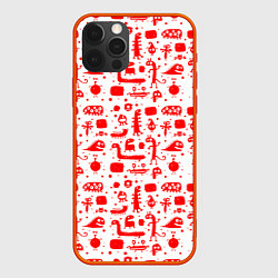 Чехол для iPhone 12 Pro Max RED MONSTERS, цвет: 3D-красный