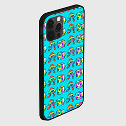 Чехол для iPhone 12 Pro Max RAINBOW AND CUBE, цвет: 3D-черный — фото 2