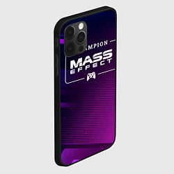 Чехол для iPhone 12 Pro Max Mass Effect Gaming Champion: рамка с лого и джойст, цвет: 3D-черный — фото 2