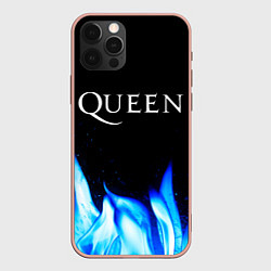 Чехол для iPhone 12 Pro Max Queen Blue Fire, цвет: 3D-светло-розовый