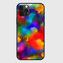 Чехол для iPhone 12 Pro Max Палитра художника, цвет: 3D-черный