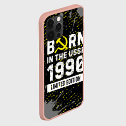 Чехол для iPhone 12 Pro Max Born In The USSR 1990 year Limited Edition, цвет: 3D-светло-розовый — фото 2