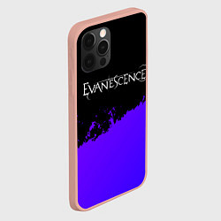 Чехол для iPhone 12 Pro Max Evanescence Purple Grunge, цвет: 3D-светло-розовый — фото 2