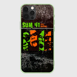 Чехол для iPhone 12 Pro Max Still Waiting - Sum 41, цвет: 3D-салатовый