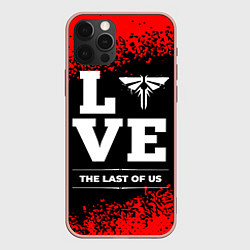 Чехол для iPhone 12 Pro Max The Last Of Us Love Классика, цвет: 3D-светло-розовый
