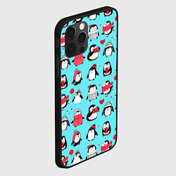 Чехол для iPhone 12 Pro Max PENGUINS ON THE POSITIVE, цвет: 3D-черный — фото 2