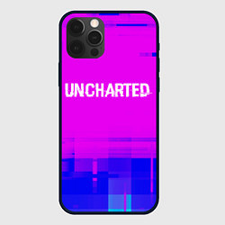 Чехол iPhone 12 Pro Max Uncharted Glitch Text Effect