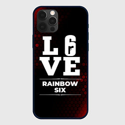 Чехол для iPhone 12 Pro Max Rainbow Six Love Классика, цвет: 3D-черный