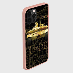 Чехол для iPhone 12 Pro Max T-90M Владимир, цвет: 3D-светло-розовый — фото 2