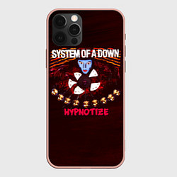 Чехол для iPhone 12 Pro Max Hypnotize - System of a Down, цвет: 3D-светло-розовый
