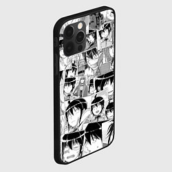 Чехол для iPhone 12 Pro Max Tsuki ga Michibiku Isekai Douchuu pattern, цвет: 3D-черный — фото 2