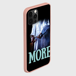 Чехол для iPhone 12 Pro Max I want some MORE Я хочу БОЛЬШЕ, цвет: 3D-светло-розовый — фото 2