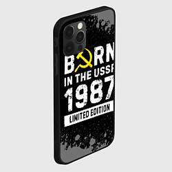 Чехол для iPhone 12 Pro Max Born In The USSR 1987 year Limited Edition, цвет: 3D-черный — фото 2