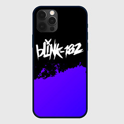 Чехол для iPhone 12 Pro Max Blink 182 Purple Grunge, цвет: 3D-черный