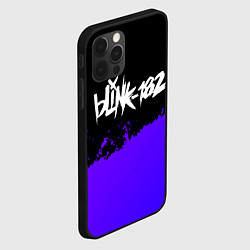 Чехол для iPhone 12 Pro Max Blink 182 Purple Grunge, цвет: 3D-черный — фото 2