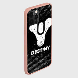 Чехол для iPhone 12 Pro Max Destiny с потертостями на темном фоне, цвет: 3D-светло-розовый — фото 2