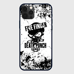 Чехол iPhone 12 Pro Max Five Finger Death Punch - мелкие трещины