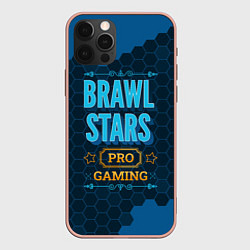 Чехол для iPhone 12 Pro Max Игра Brawl Stars: PRO Gaming, цвет: 3D-светло-розовый