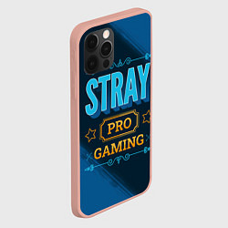 Чехол для iPhone 12 Pro Max Игра Stray: pro gaming, цвет: 3D-светло-розовый — фото 2