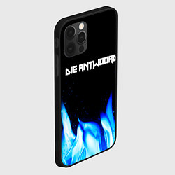 Чехол для iPhone 12 Pro Max Die Antwoord blue fire, цвет: 3D-черный — фото 2