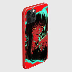 Чехол для iPhone 12 Pro Max Chainsaw-man : Аса Митака, цвет: 3D-красный — фото 2