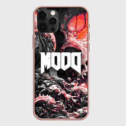 Чехол для iPhone 12 Pro Max Mood in doom style 2, цвет: 3D-светло-розовый