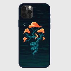 Чехол для iPhone 12 Pro Max Лис на волшебном дереве, цвет: 3D-черный