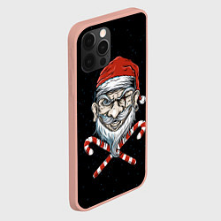 Чехол для iPhone 12 Pro Max Santa Pirate, цвет: 3D-светло-розовый — фото 2