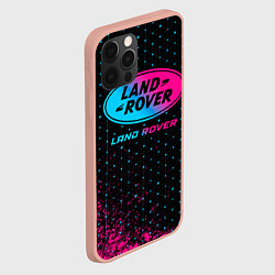 Чехол для iPhone 12 Pro Max Land Rover - neon gradient, цвет: 3D-светло-розовый — фото 2