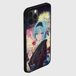 Чехол для iPhone 12 Pro Max Genshin Impact - Eula Inazuma, цвет: 3D-черный — фото 2