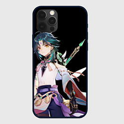 Чехол для iPhone 12 Pro Max Адепт Сяо - Минимализм, цвет: 3D-черный